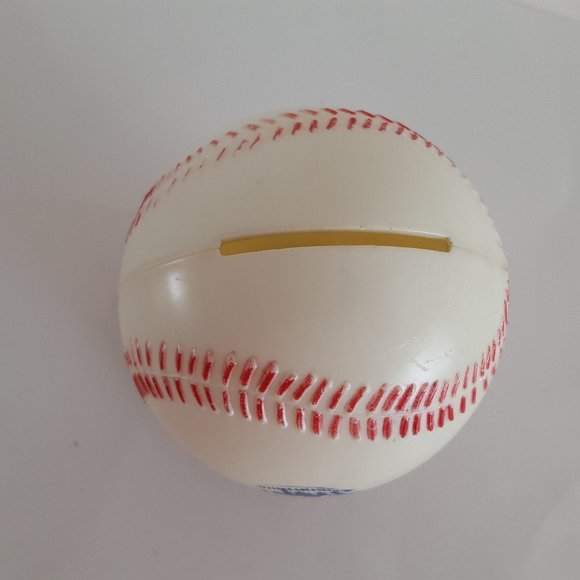 VIntage New York Mets Manufacturers Hanover Trust Plastic Baseball Bank … - Picture 6 of 16